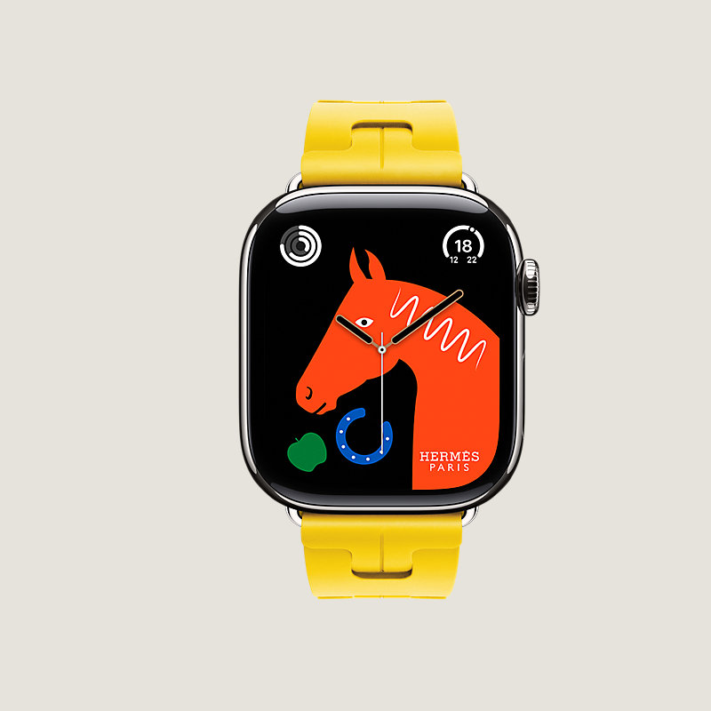 エルメス　Apple Watch 42mm 44mm用　ディプロイアントバックル Apple Watch Hermès シンプルトゥール 《キリム》 ディプロイ